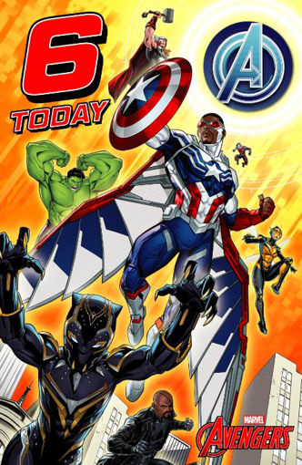 Picture of 6 TODAY AVENGERS CARD WITH BADGE